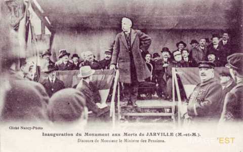 Inauguration du monument aux morts (Jarville-la-Malgrange)